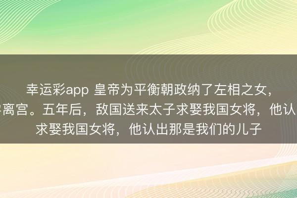 幸运彩app 皇帝为平衡朝政纳了左相之女，我递上和离书带孕离宫。五年后，敌国送来太子求娶我国女将，他认出那是我们的儿子